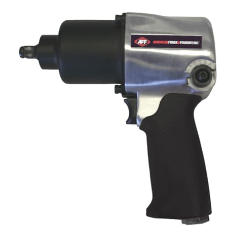 American Forge & Foundry 1/2 in Drive, Air Impact Wrench, Heavy Duty, 3/8 in Minimum Hose Size 7660